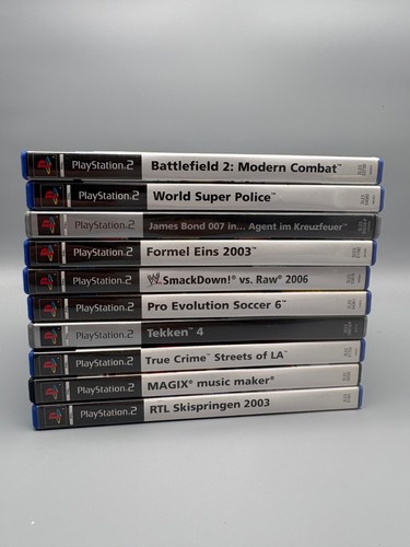10x playstation ps2 spiele - playstation,