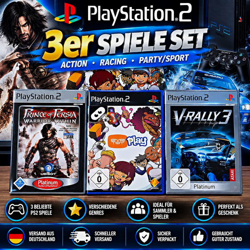 Ps2 3er spiele set prince - 3er, of